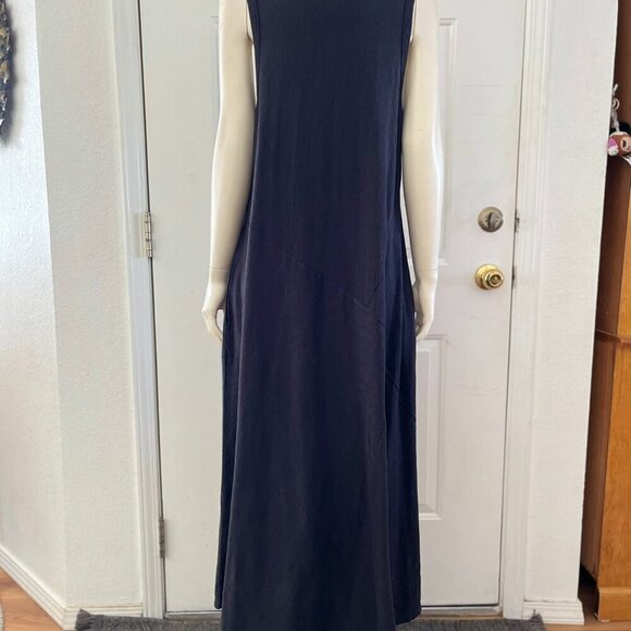 Soft Surroundings Woman's Black Bailey Maxi Summer Beach Dress Sz XLP - Picture 3 of 11
